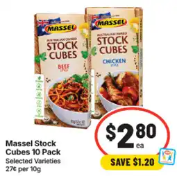 IGA Massel Stock Cubes Selected Varieties offer