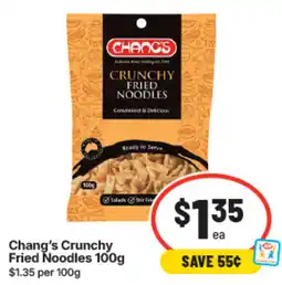 IGA Chang's Crunchy Fried Noodles offer
