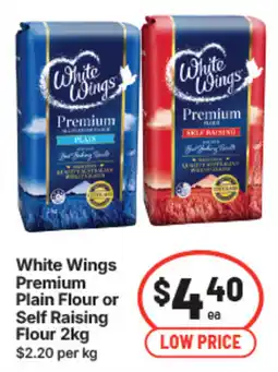IGA White Wings Premium Plain Flour or Self Raising Flour offer