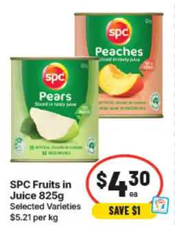 IGA SPC Fruits in Juice offer