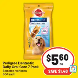 IGA Pedigree Dentastix Daily Oral Care 7 Pack offer