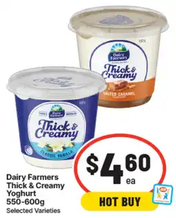 IGA Dairy Farmers Thick & Creamy Yoghurt offer