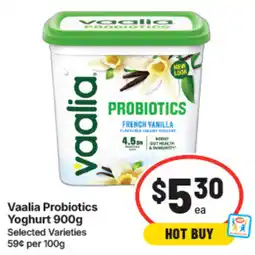 IGA Vaalia Probiotics Yoghurt offer