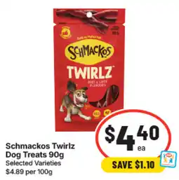 IGA Schmackos Twirlz Dog Treats offer