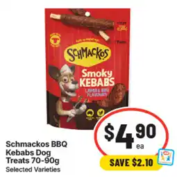 IGA Schmackos BBQ Kebabs Dog Treats offer