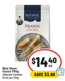 IGA Blue Wave Gyoza offer