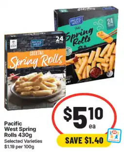 IGA Pacific West Spring Rolls offer