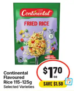 IGA Continental Flavoured Rice offer