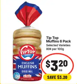 IGA Tip Top English Muffins Original offer