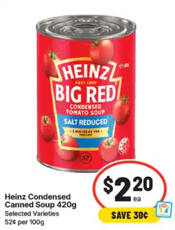 IGA Heinz Condensed Canned Soup offer