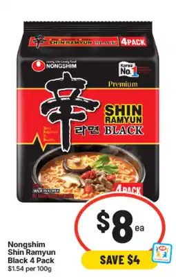 IGA Nongshim Shin Ramyun Black offer