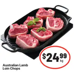 IGA Australian Lamb Loin Chops offer