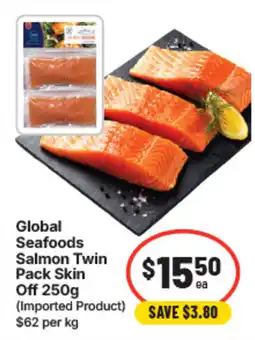 IGA Global Seafoods Salmon Twin Pack Skin Off offer