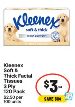 IGA Kleenex Soft & Thick Facial Tissues offer