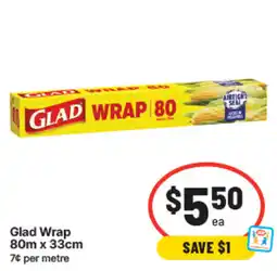IGA Glad Wrap offer