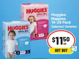 IGA Huggies Nappies Selected Varieties offer