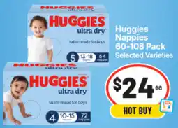 IGA Huggies Nappies offer