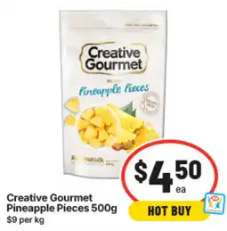 IGA Creative Gourmet Pineapple Pieces offer