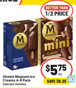 IGA Streets Magnum Ice Creams offer