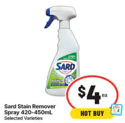 IGA Sard Stain Remover Spray offer