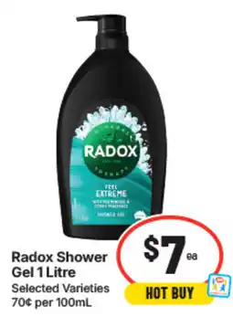 IGA Radox Shower Gel offer