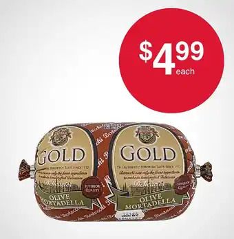 Bertocchi Gold Olive Mortadella