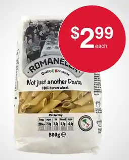 Australian Butchers Store Romanella Pasta offer