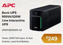 Leader Computers APC Back-UPS 950VA/520W Line Interactive UPS offer