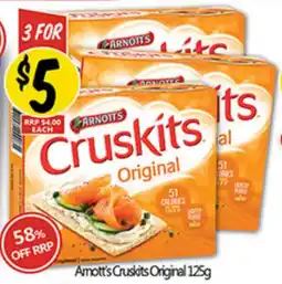 NQR Arnott's Cruskits Original offer