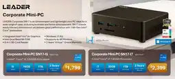 Leader Computers LEADER Corporate Mini-PC SN17-i5 offer