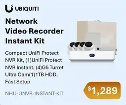 Leader Computers Ubiquiti Network Video Recorder Instant Kit offer