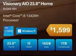 Leader Computers Visionary AIO 23.8" Home offer