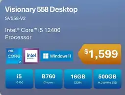 Leader Computers Visionary 558 Desktop offer