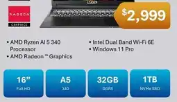 Leader Computers LENOVO AMD Ryzen AI 5 340 Processor AMD Radeon Graphics offer