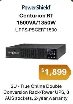 Leader Computers PowerShield Centurion RT 1500VA/1350W offer