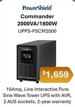 Leader Computers PowerShield Commander 2000VA/1800W UPPS-PSCM2000 offer