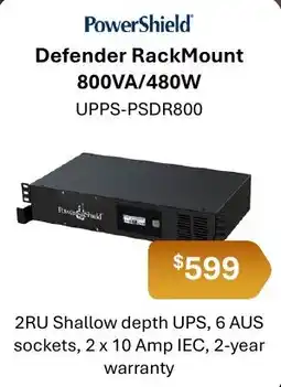 Leader Computers PowerShield Defender RackMount offer