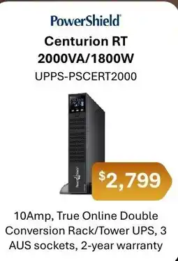 Leader Computers PowerShield Centurion RT 2000VA/1800W offer