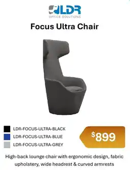 Leader Computers Focus Ultra Chair offer