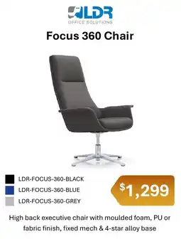 Leader Computers Focus 360 Chair offer