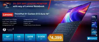 Lenovo ThinkPad X1 Carbon G13 Aura 14"