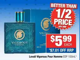 Direct Chemist Outlet Lovali Vigorous Pour Homme EDP offer
