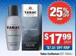 Direct Chemist Outlet Tabac Craftsman EDT offer