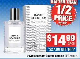 Direct Chemist Outlet David Beckham Classic Homme EDT offer