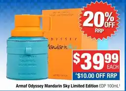 Direct Chemist Outlet Armalf Odyssey Mandarin Sky Limited Edition EDP offer
