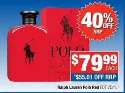 Direct Chemist Outlet Ralph Lauren Polo Red EDT offer