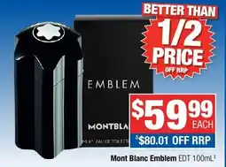 Direct Chemist Outlet Mont Blanc Emblem EDT offer