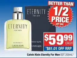 Direct Chemist Outlet Calvin Klein Eternity For Men offer