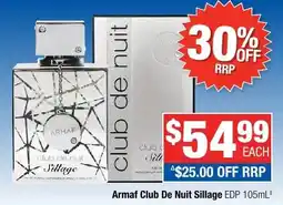 Direct Chemist Outlet Armaf Club De Nuit Sillage EDP offer