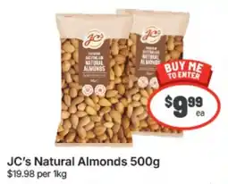 IGA Xpress JC's Natural Almonds offer